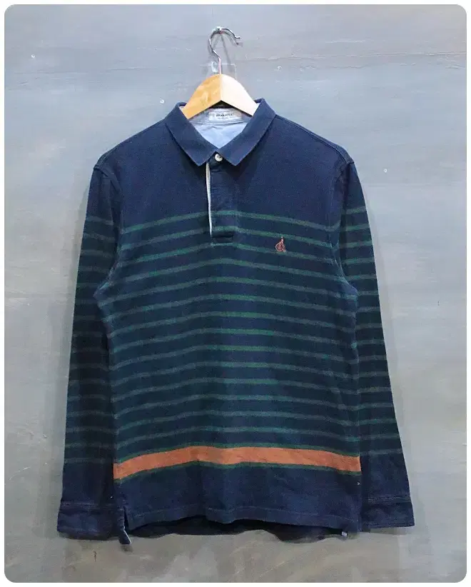 [105] Beanpole Traditional Fit Stripe Logo PK Shirt (20% off)