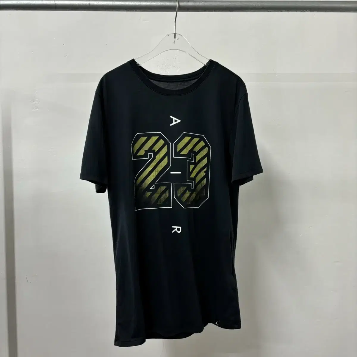 Nike Jordan Black Dry Fit Printed Short Sleeve Tee(90) Quick sale