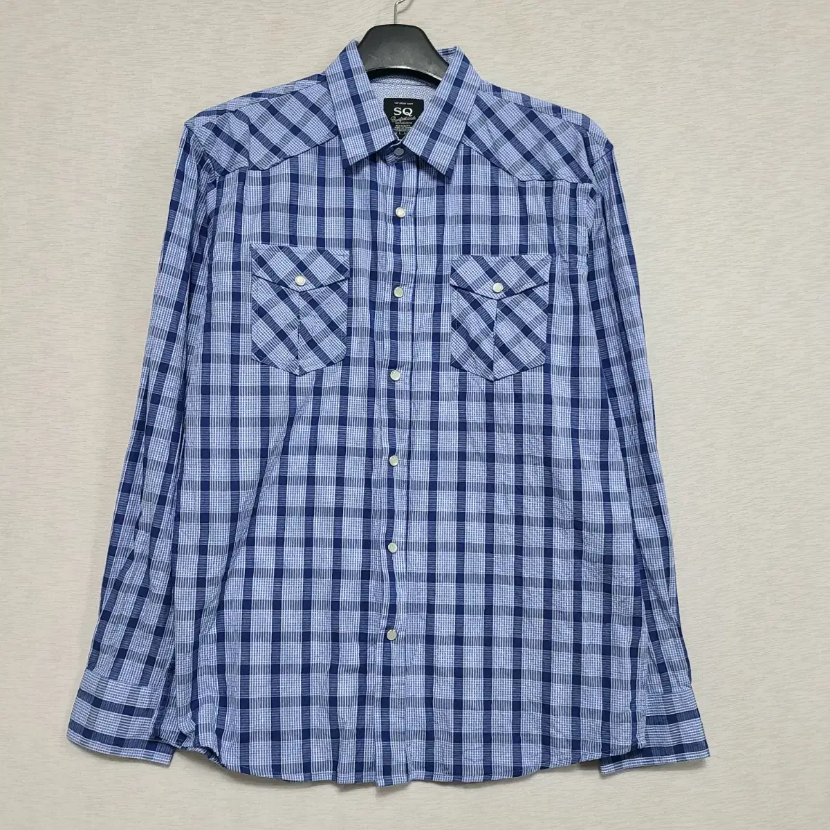 SQ Mid-season check shirt M100 ㅡ0415