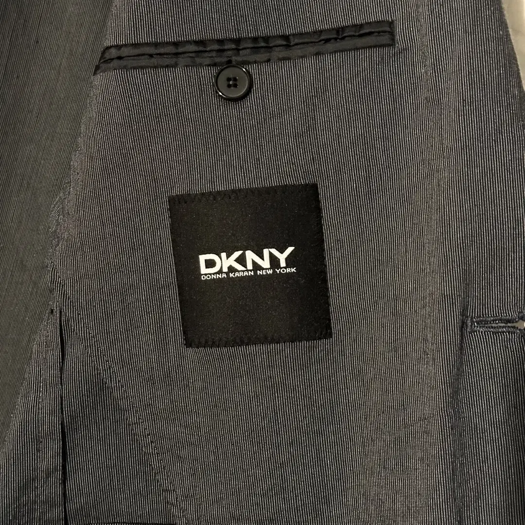 DKNY 린넨 혼방 블레이저 자켓