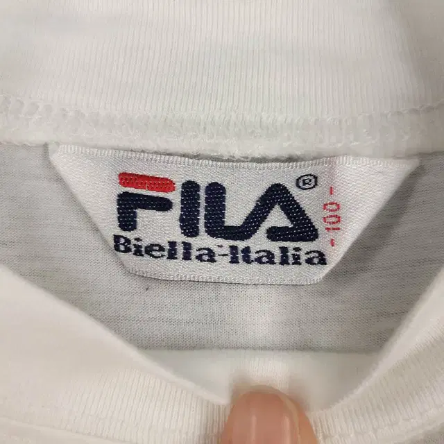 FILA 휠라 필라 JP 화이트 네이비 레드 스트라이프 프린팅 올드스쿨