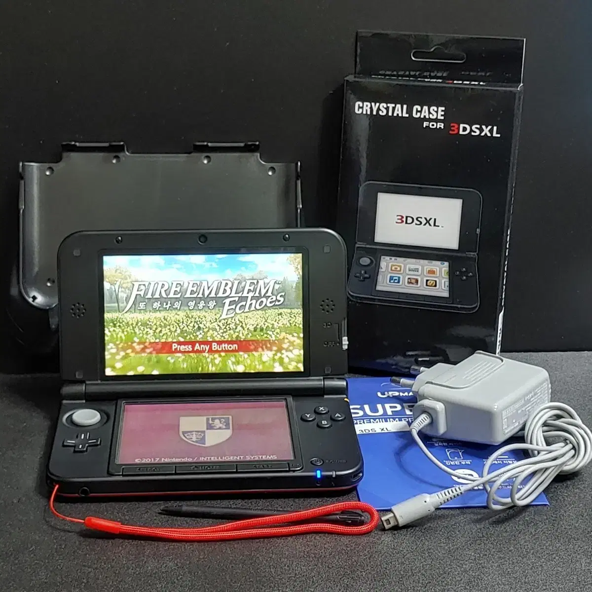 GOTSUNGBEE Nintendo 3DSXL Wine Red Black Original Set