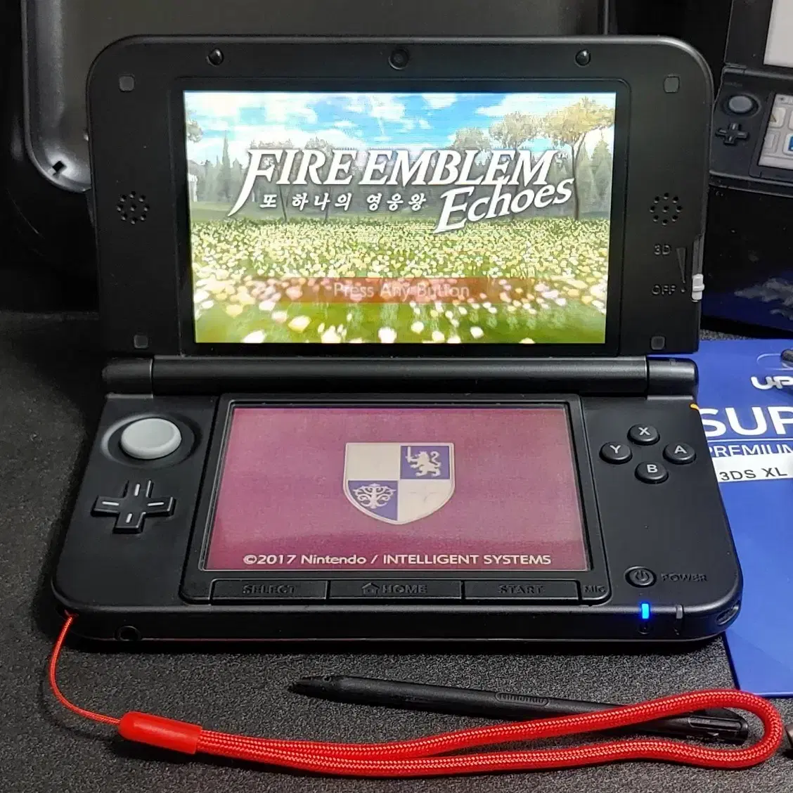 갓성비 닌텐도 3DSXL 와인 레드블랙 순정세트