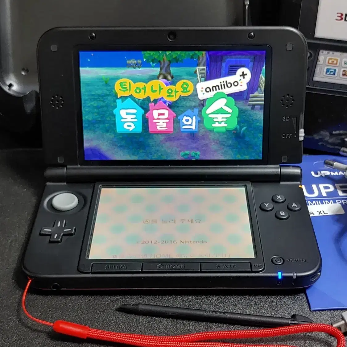 갓성비 닌텐도 3DSXL 와인 레드블랙 순정세트