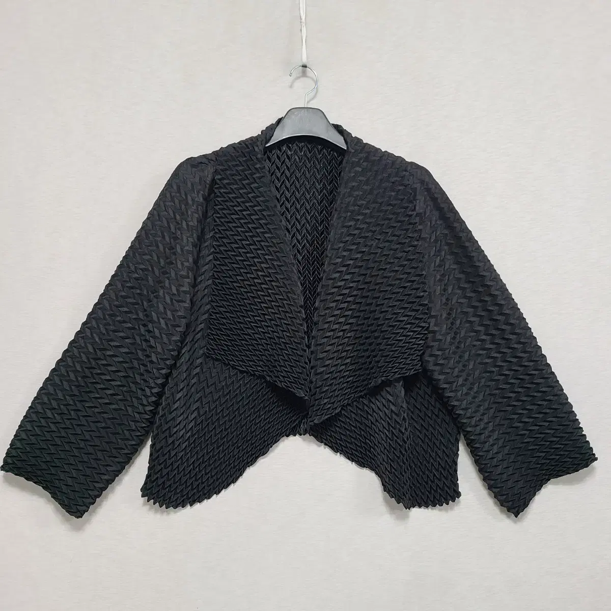 Pleated open cardigan Women's ㅡ1118