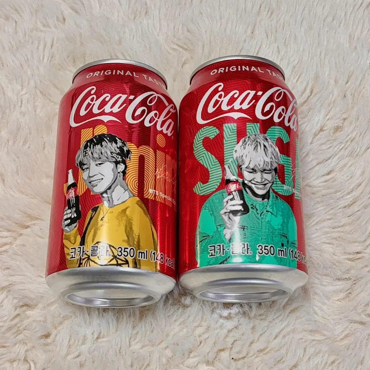 Collectible BTS Coca-Cola Can jimin suga BTS JM SUGA