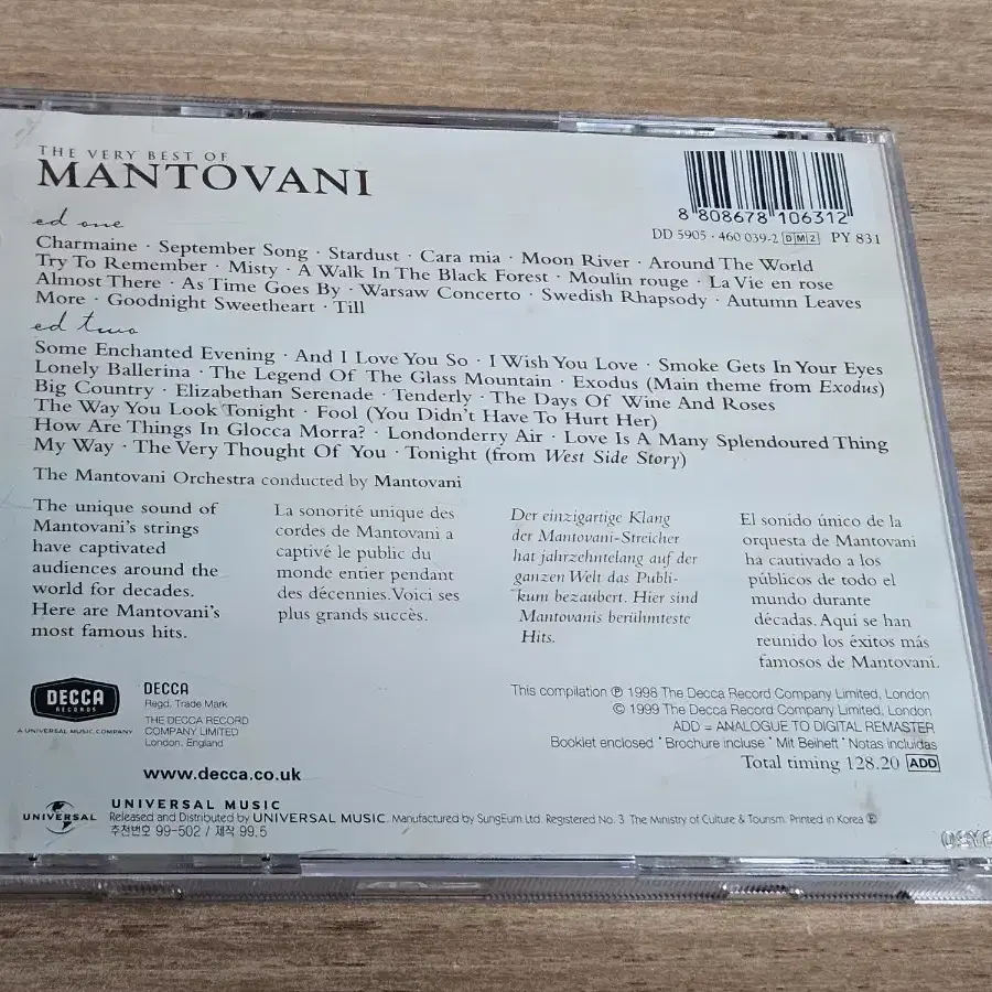 The Very Best Of Mantovani (2CD)