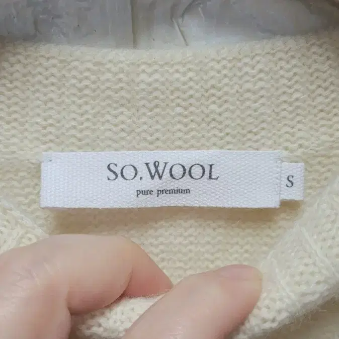 SO WOOL 모,캐시미어 혼방 니트티셔츠(s,날씬66까지)