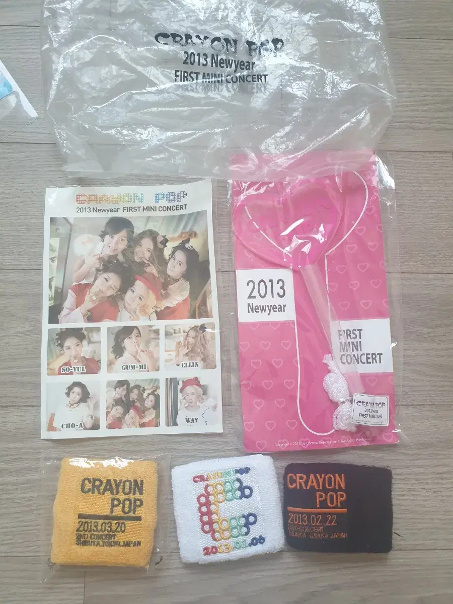 Crayonpop 2013 Concert Merchandise Collection