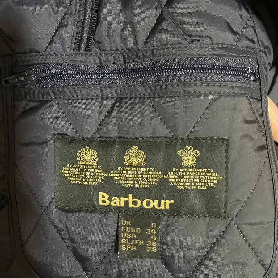 바버 아난데일 네이비 uk8(barbour annandale)