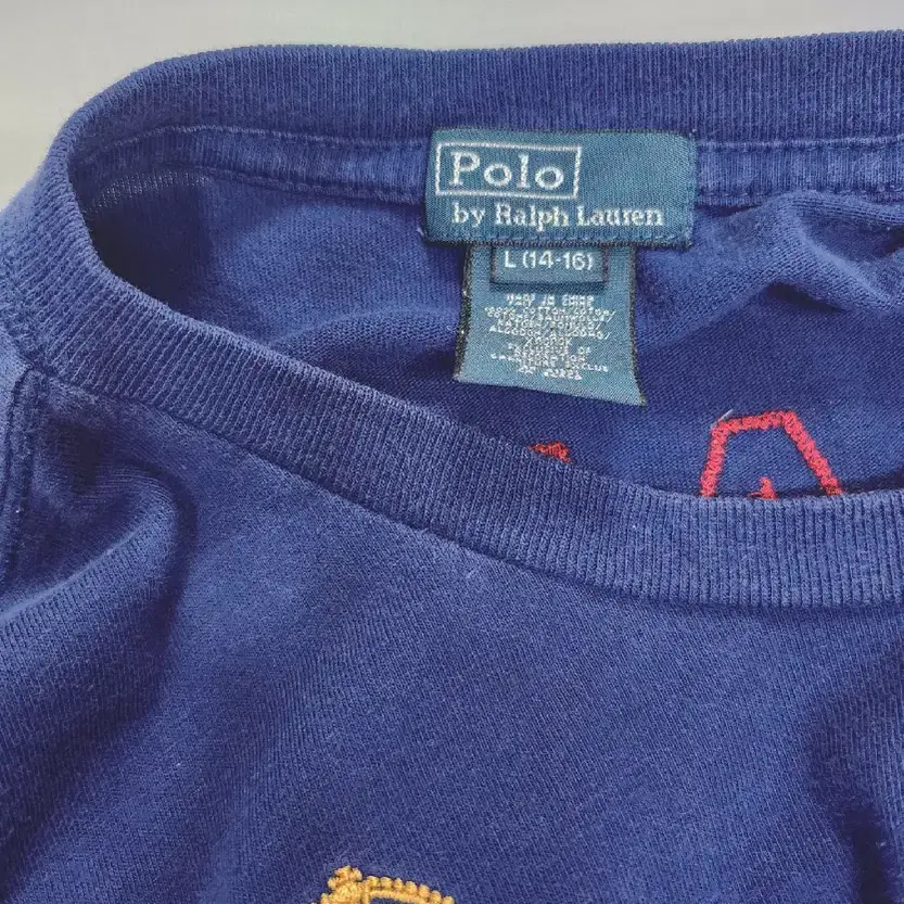 폴로랄프로렌(POLO RALPH LAUREN) 블루 긴팔 티셔츠