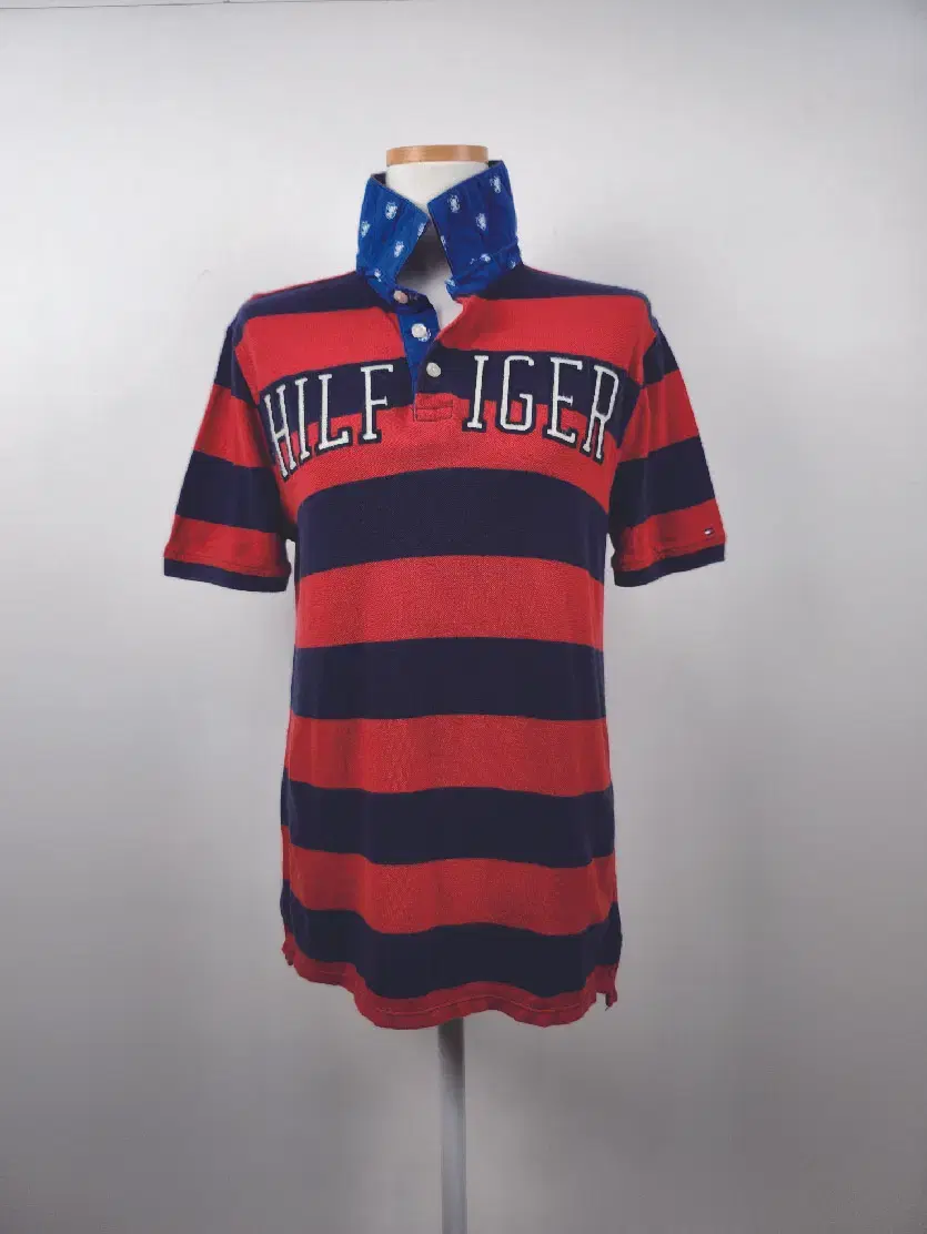 타미힐피거(TOMMY HILFIGER) 스트라이프 반팔 카라티