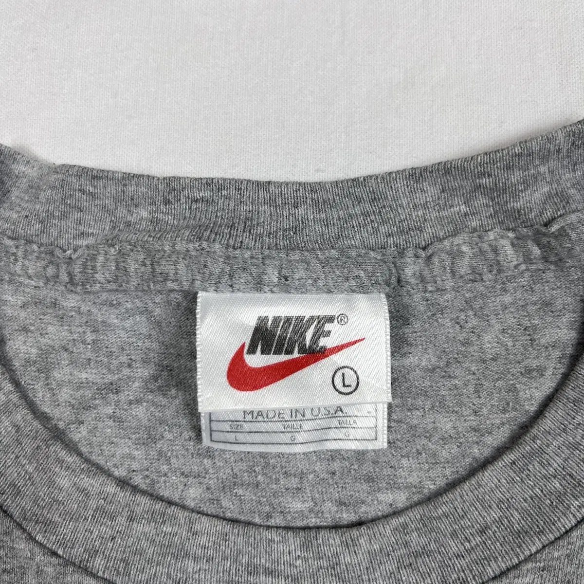 90s 나이키 nike 스우시 스펠아웃 프린트 반팔티