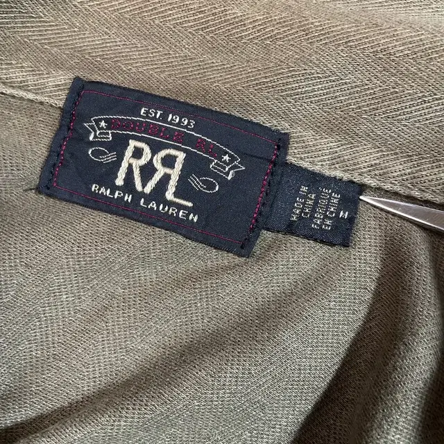 RRL 더블알엘 밀리터리 셔츠[M]