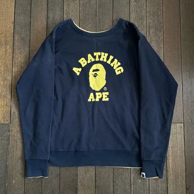 2000s 베이프 Bape OG 양면 맨투맨 스웻셔츠