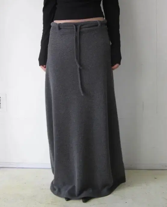 디에이디 cotton maxi skirt