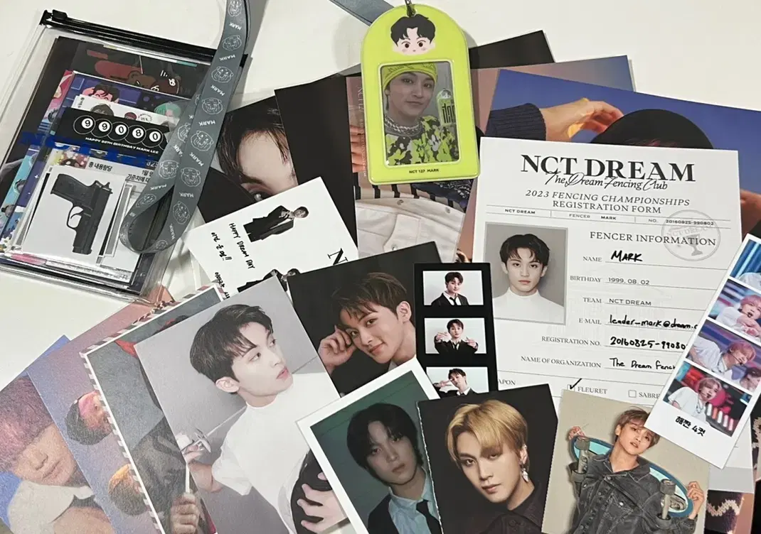 NCT mark photocard seasons greetings Everland Marks