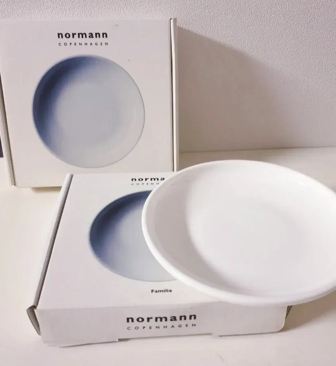 노만코펜하겐 normann copenhagen 4장세트 접시 덴마크