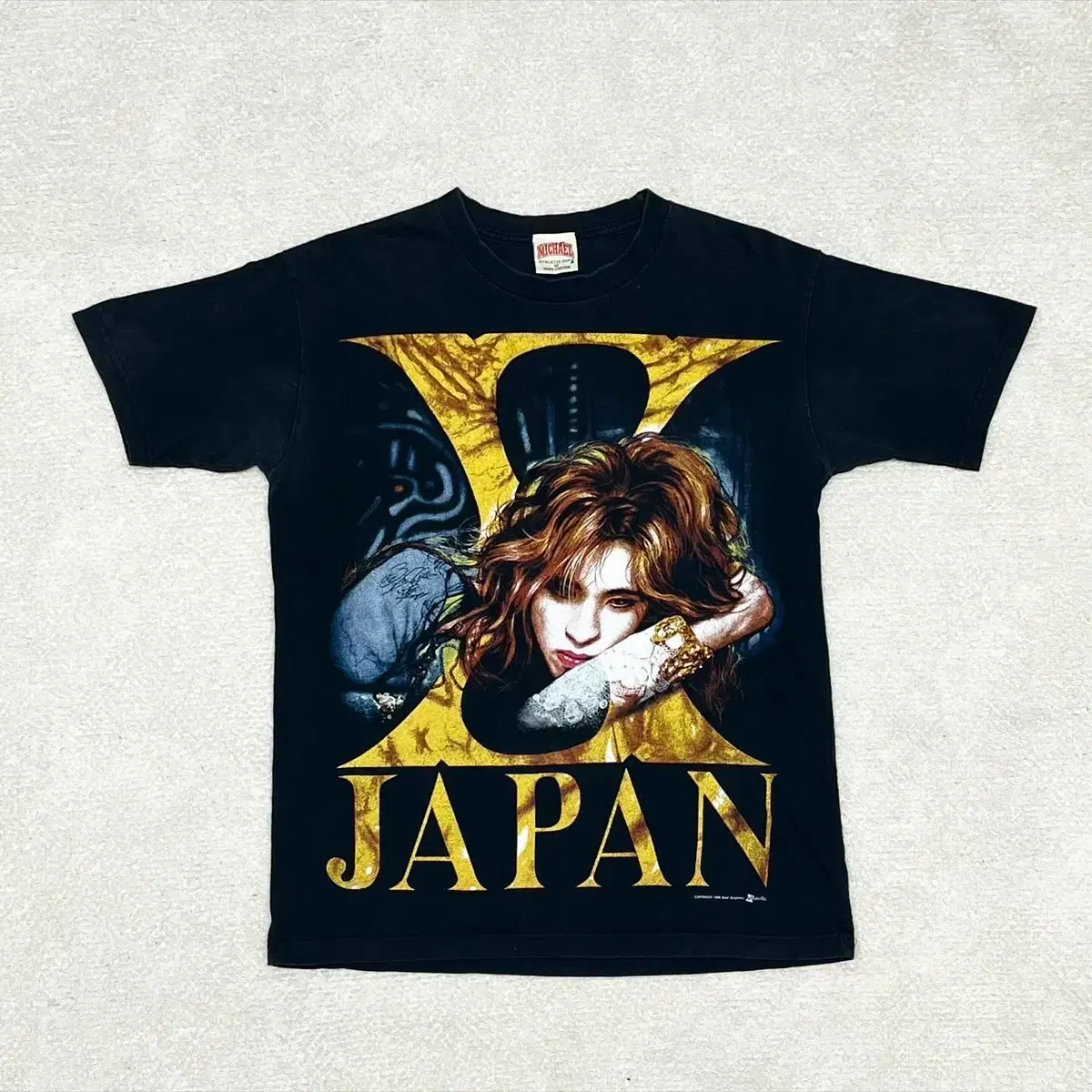 98s X-JAPAN Yoshiki Printed T-Shirt