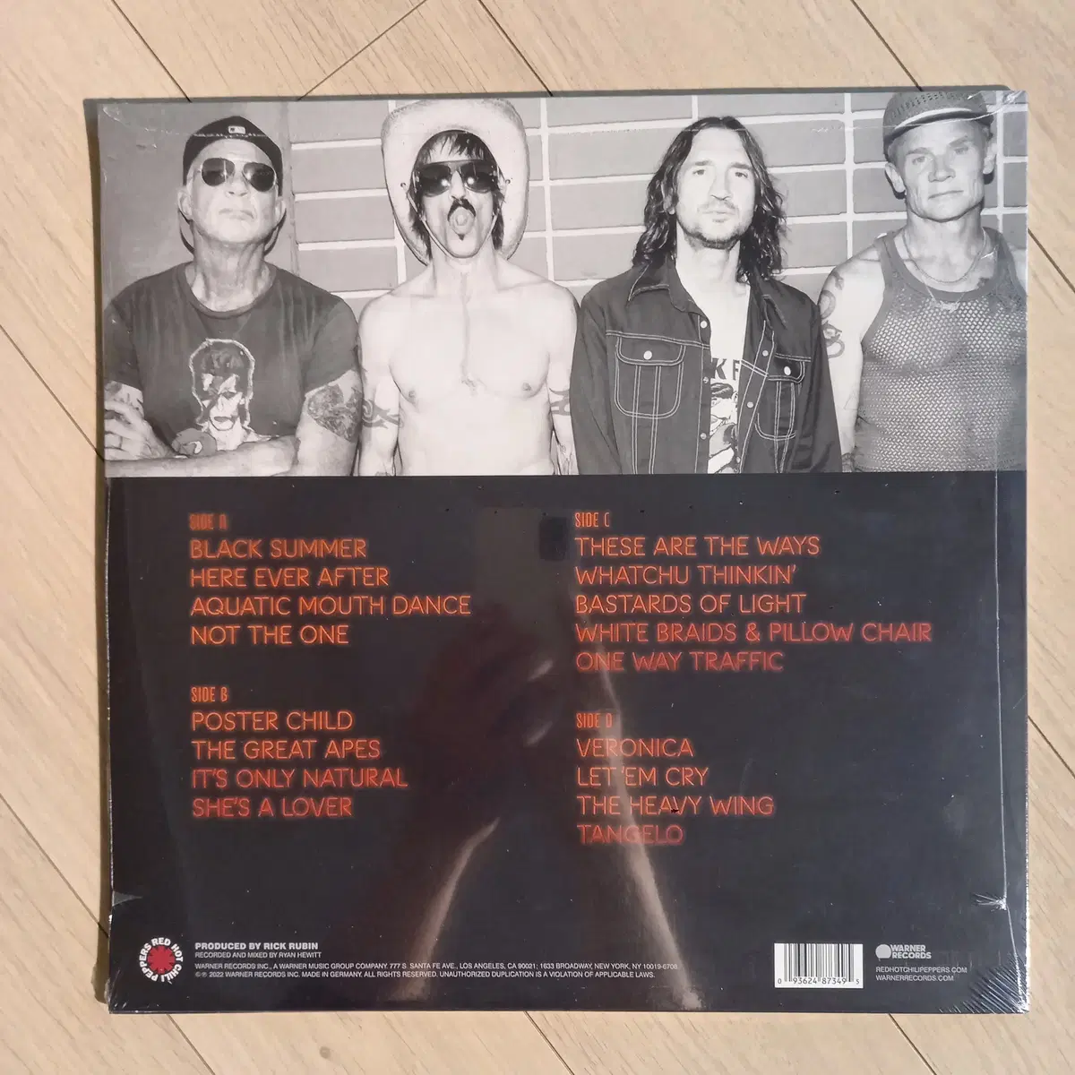 RHCP 레드 핫 칠리 페퍼스 Unlimited Love LP