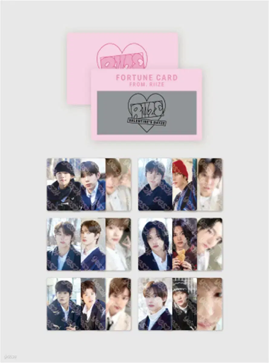 Rize Valentine Fortune Scratch photocard (Eunseok Sungchan)