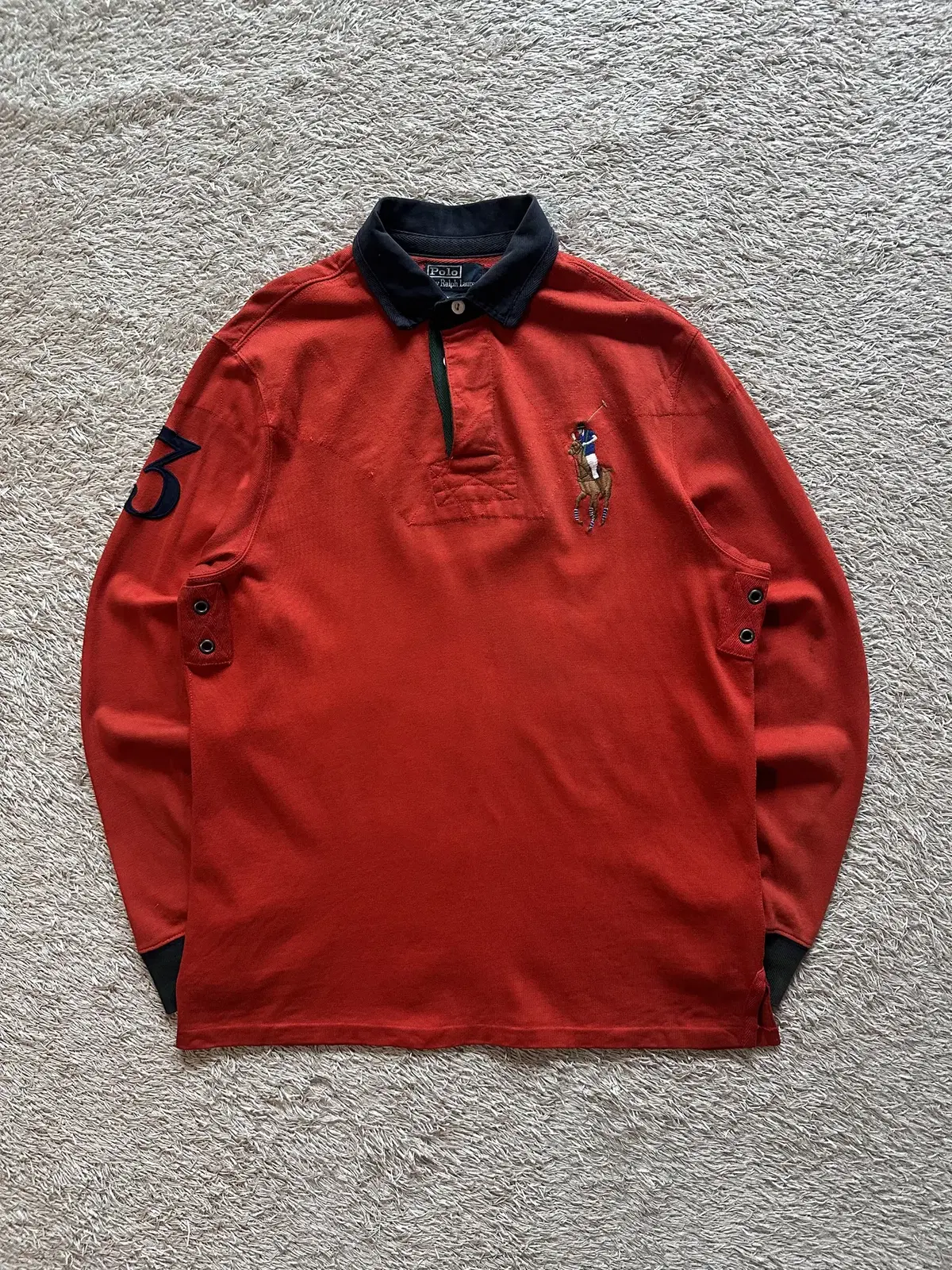 [L] Polo Ralph Lauren POLO Big Pony Rugby Red