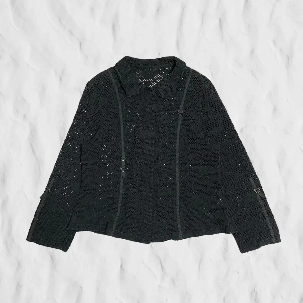 kaori) Meunier Cotton-blend mesh jacket