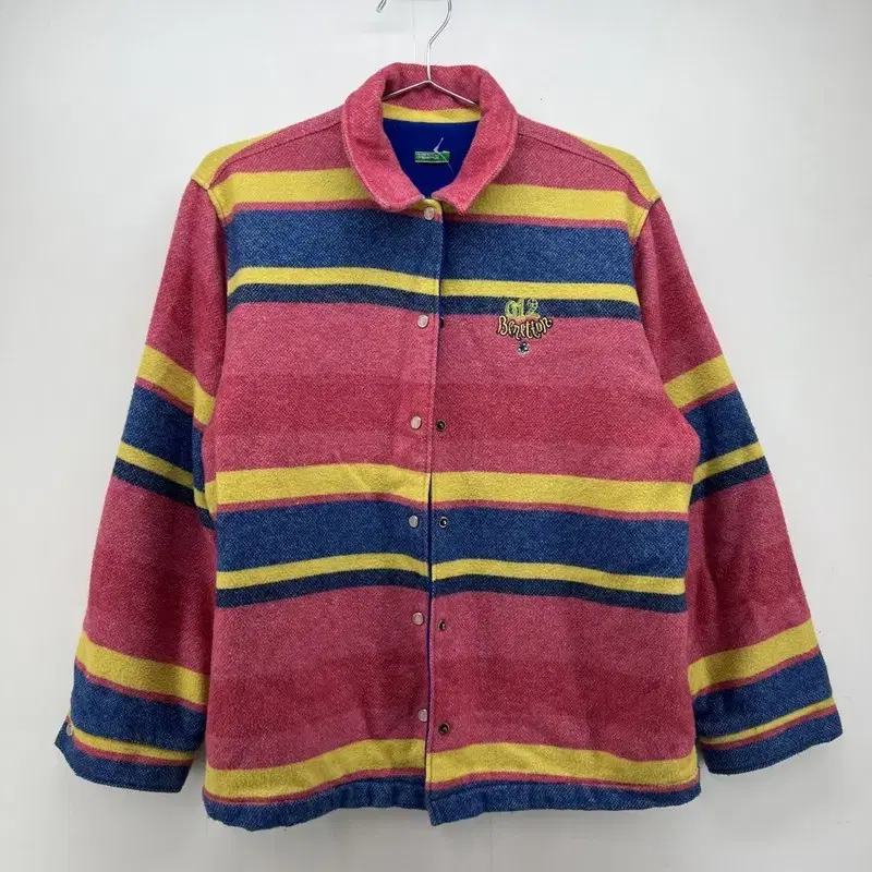 Women's Vintage Old School Striped Multicolor Vintage Outerwear Shirt by Vuitton