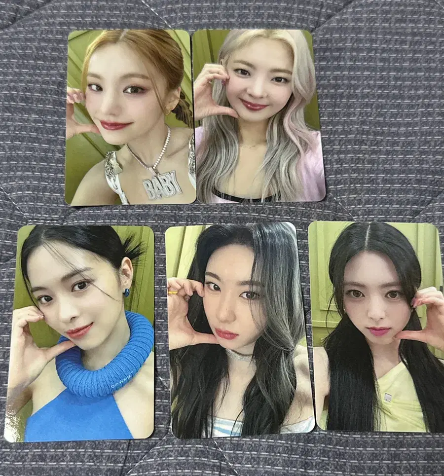 itzy showcase photocard set