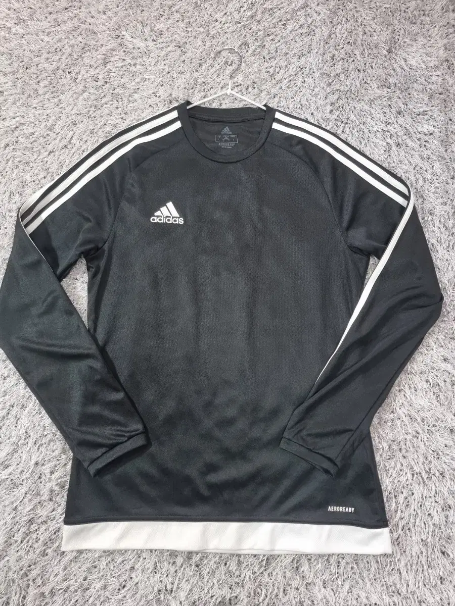 [L] Adidas Long Sleeve Estro 3-Way Functional Long Sleeve Tee Black