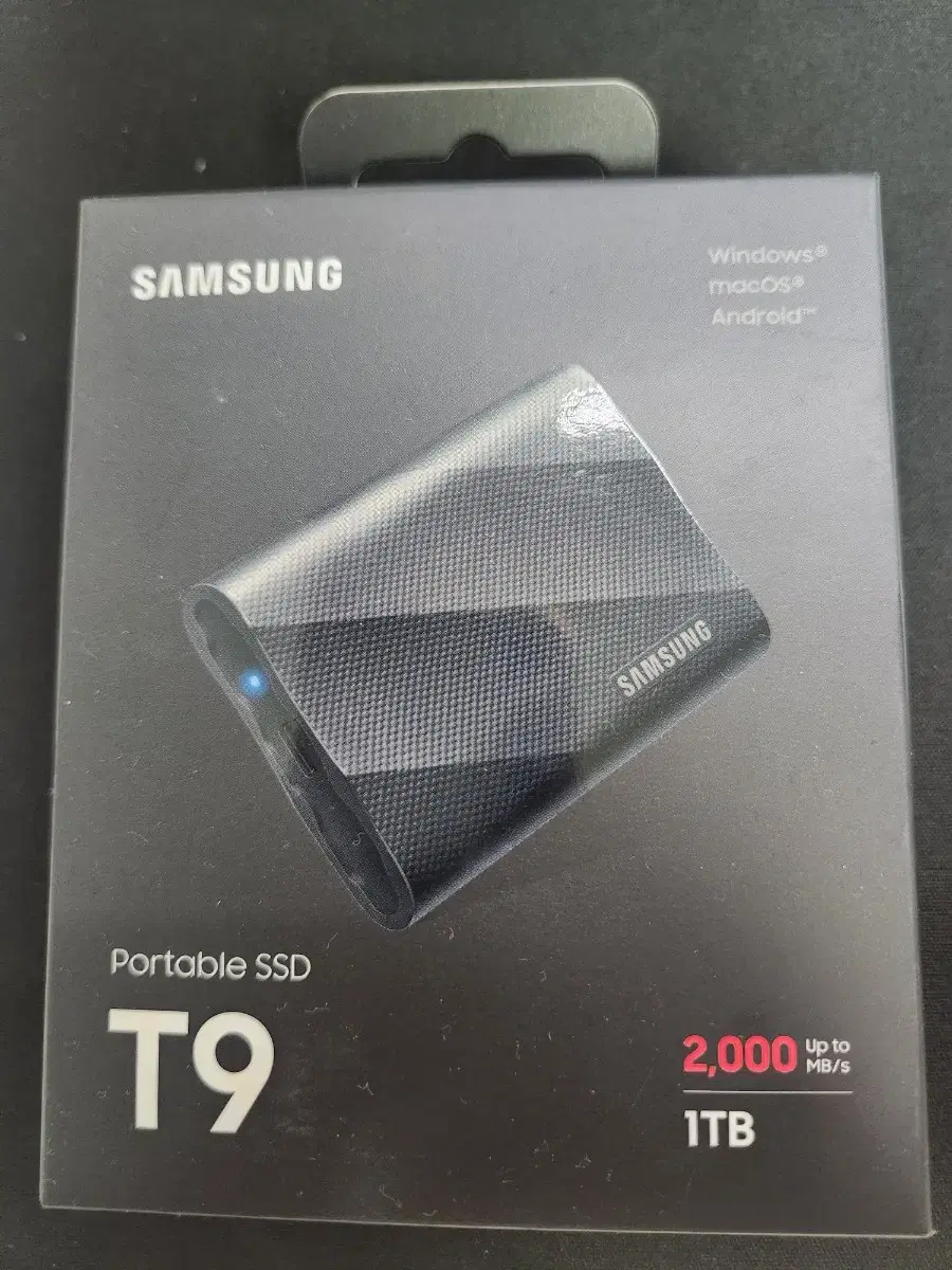 삼성전자 포터블 SSD T9 1TB 국내 정품 미개봉 새제품