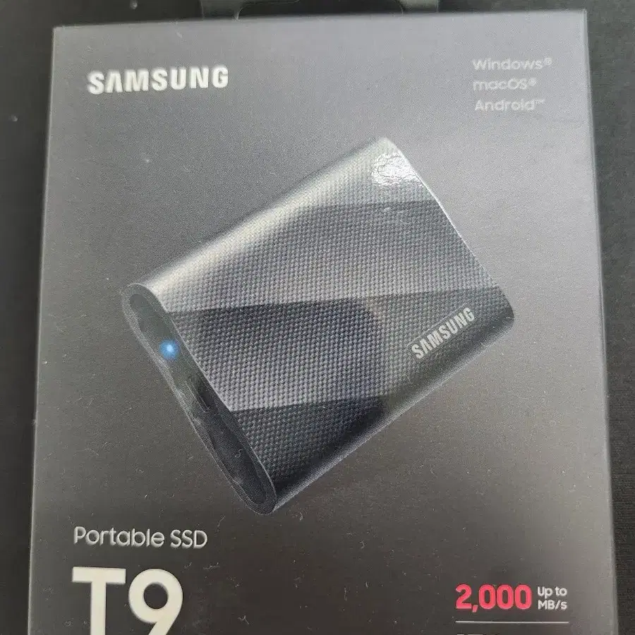 삼성전자 포터블 SSD T9 1TB 국내 정품 미개봉 새제품