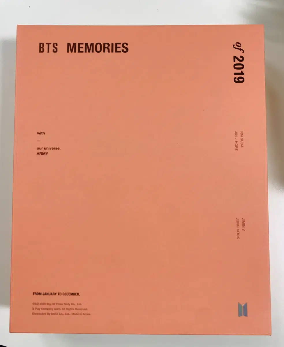 방탄 메모리즈 19 포토북