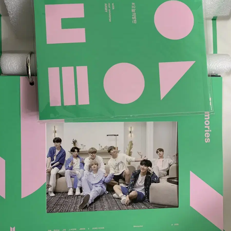 방탄 메모리즈 20 딥디 포카+dvd 포토북