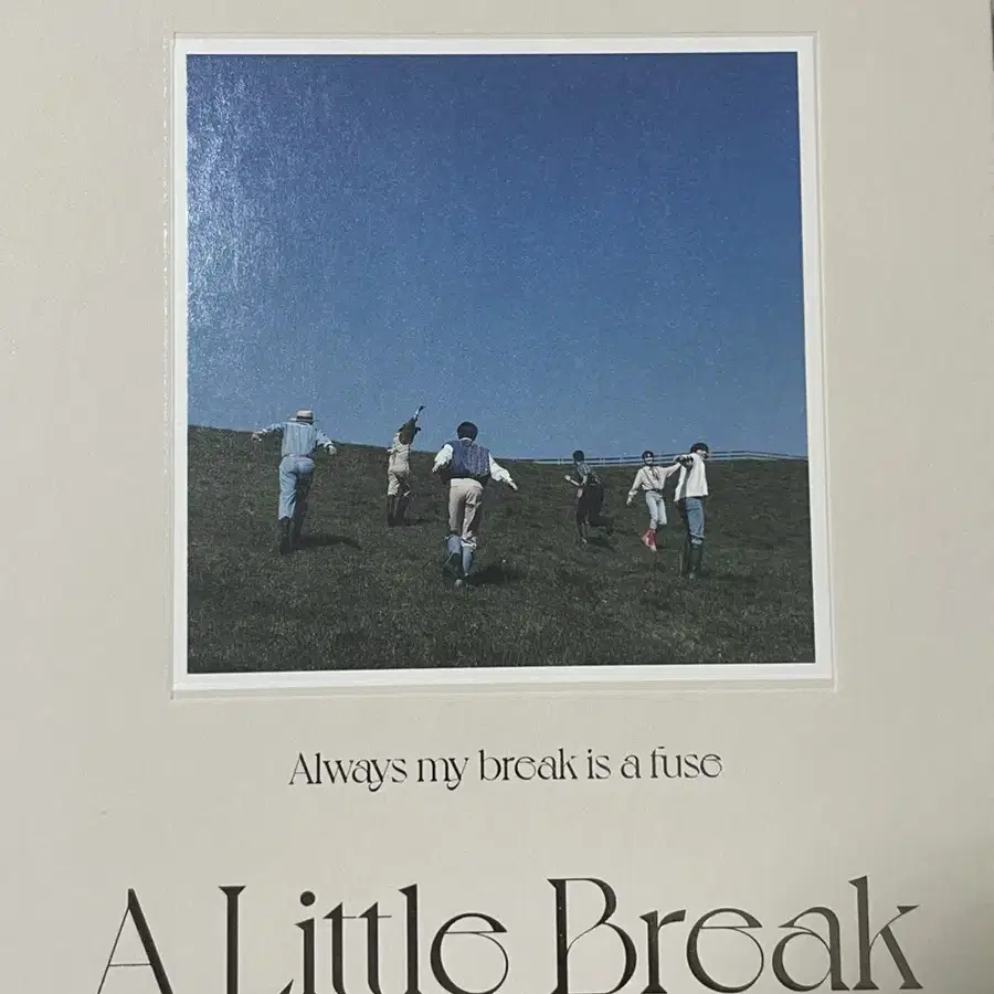 온앤오프 포토북 a little break