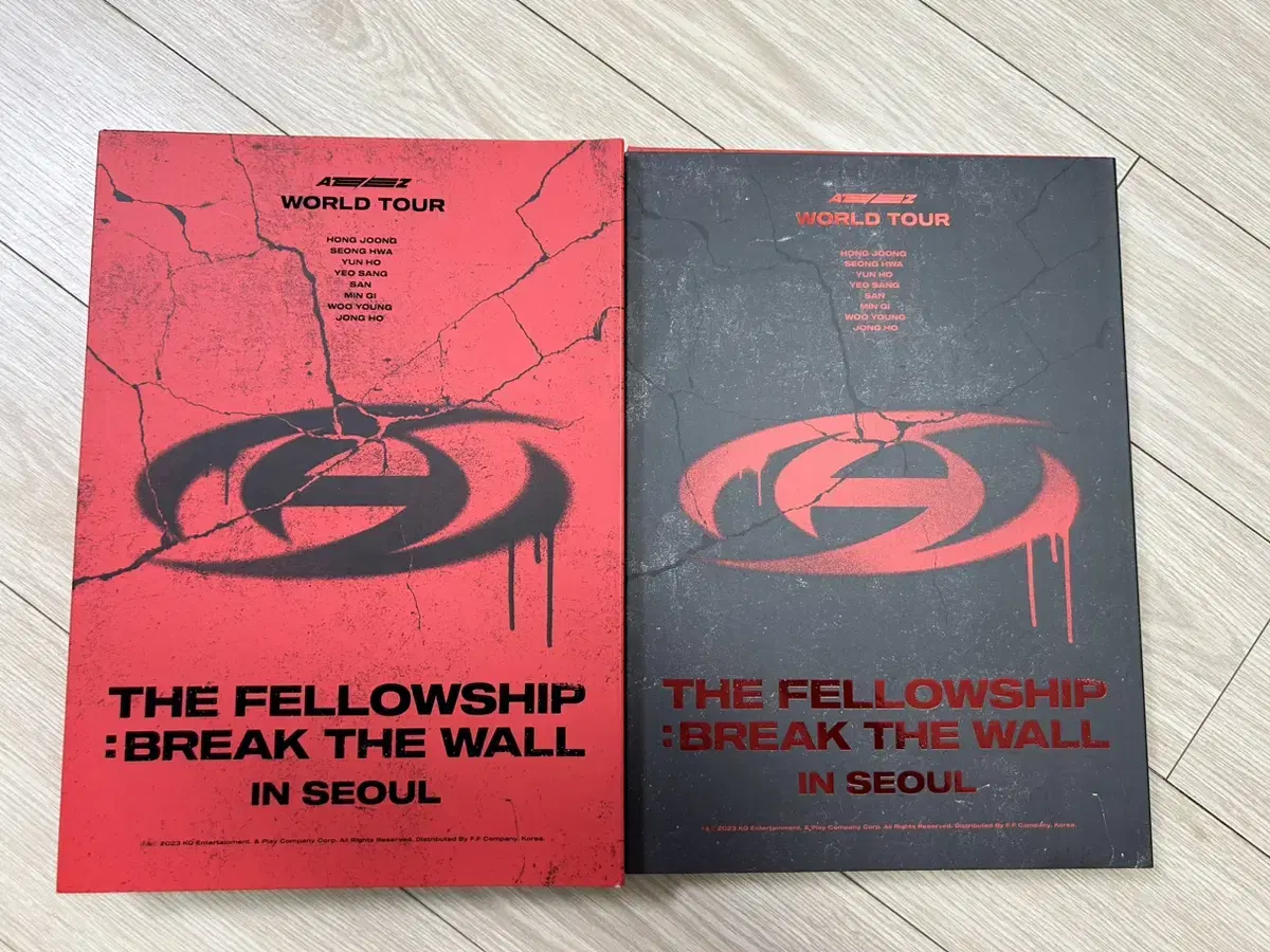 ateez worldtour break the wall dvd/blu-ray in bulk