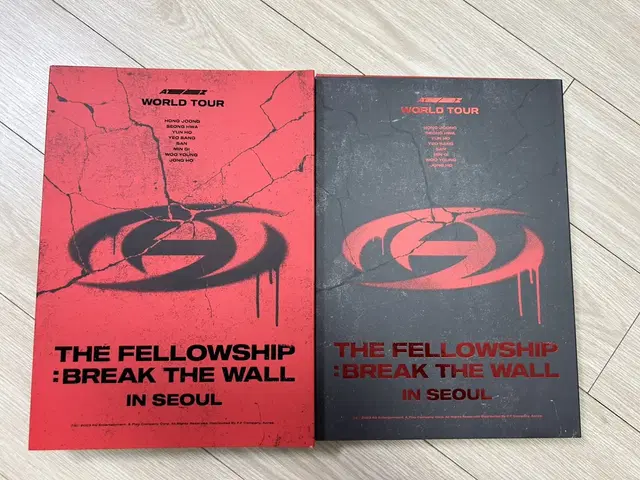 에이티즈 월드 투어 break the wall DVD/Blu-ray 일괄