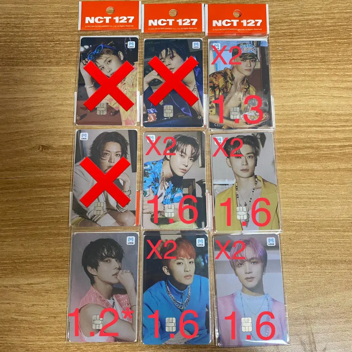 Prepaymentx) nct 127 Zuu Locomobility kard photocard WTS