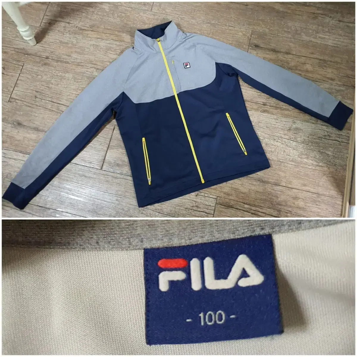 휠라 Fila 저지 트레이닝 집업 자켓  (100)