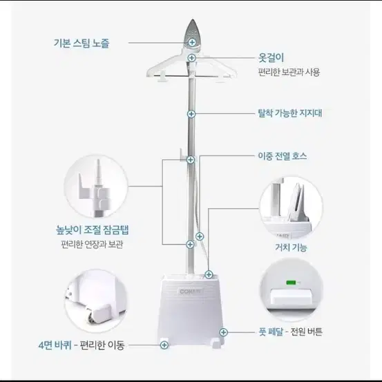 스탠드형 듀얼 스팀다리미