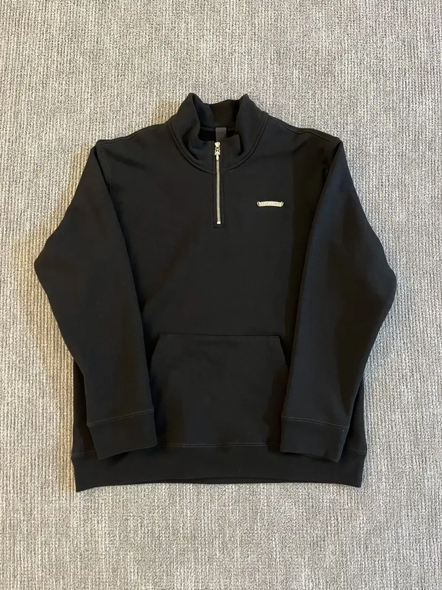 (New) Chrome Hearts Embroidered Semi-Polished Half-Zip Up