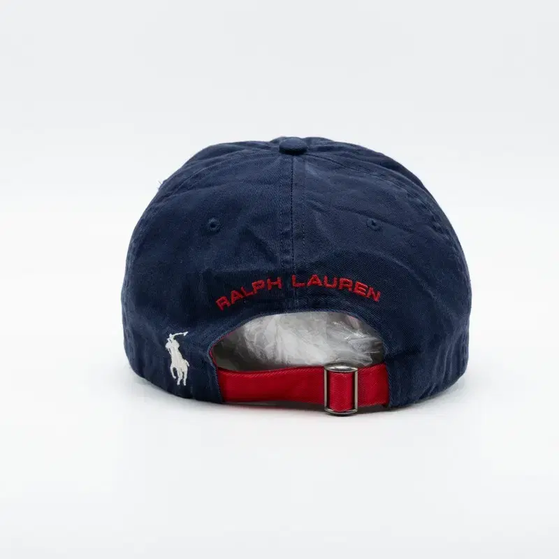 VINTAGE POLO SPORT RED STRING NAVY HAT