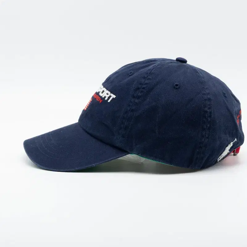 VINTAGE POLO SPORT RED STRING NAVY HAT