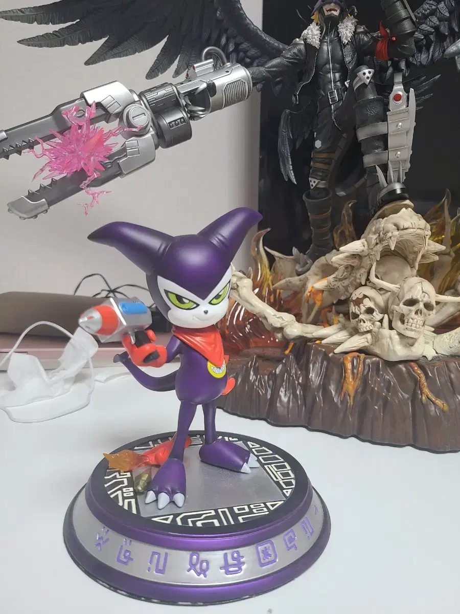 Digimon Impmon Resin Statues