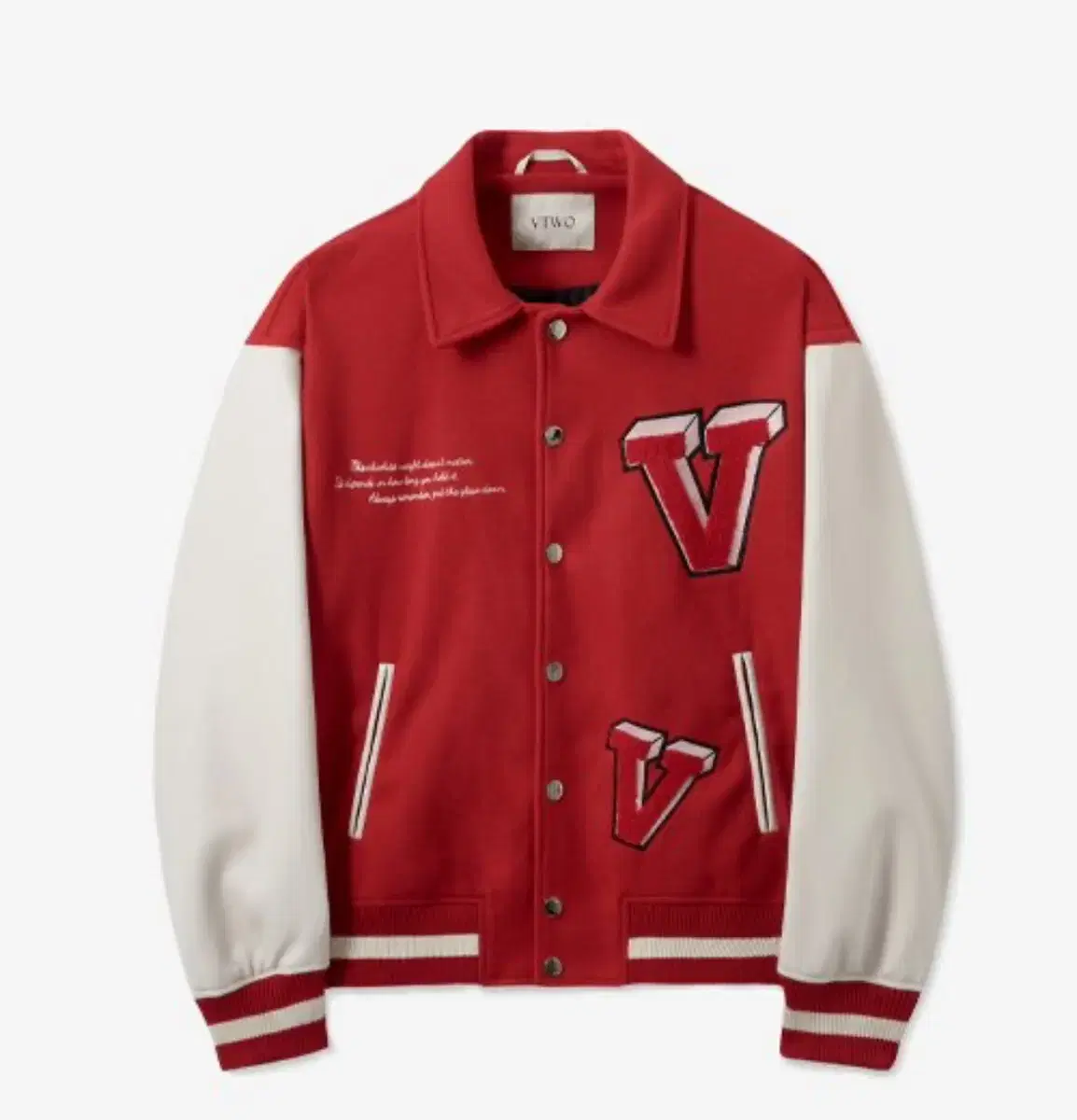 70231 Wool Varsity Jumper_Red