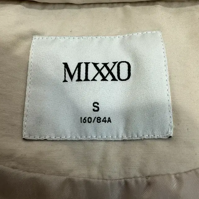 [S] MIXXO 미쏘 하이넥 푸퍼 숏 패딩 아이보리