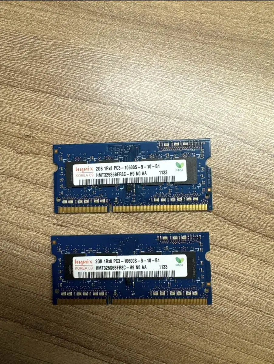 램 2기가 | 2개 | hynix pc3 10600s