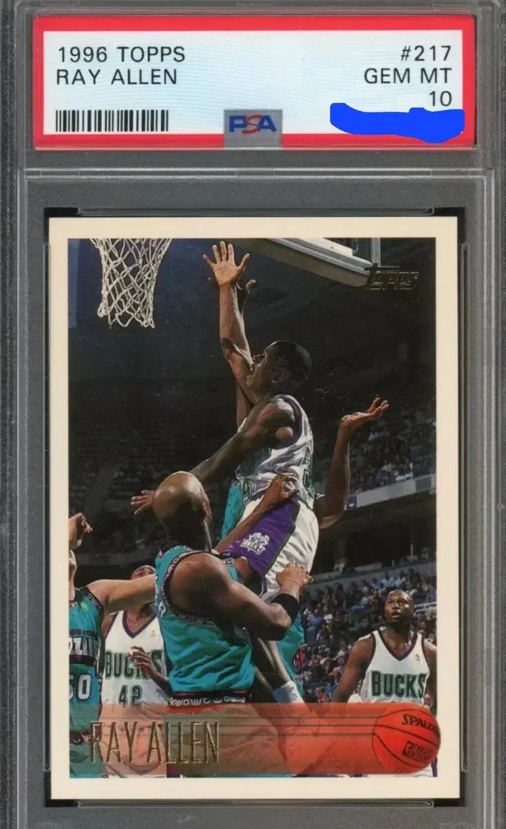 1996 탑스 레이 알랜 RC PSA 10