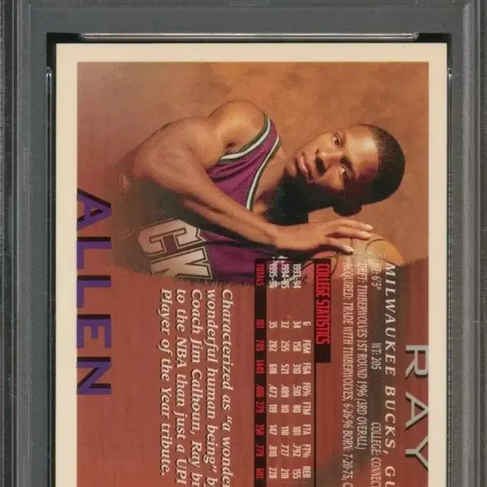 1996 탑스 레이 알랜 RC PSA 10