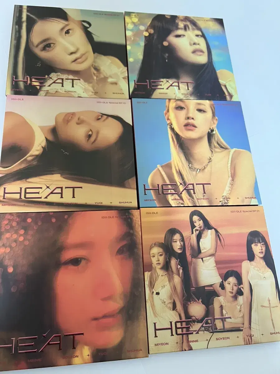 (Girls) Gidles USA album Heat (4 digipacks)